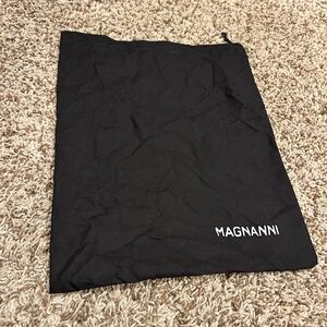 Magnanni Black Logo Dust Bag Drawstring Storage Pouch